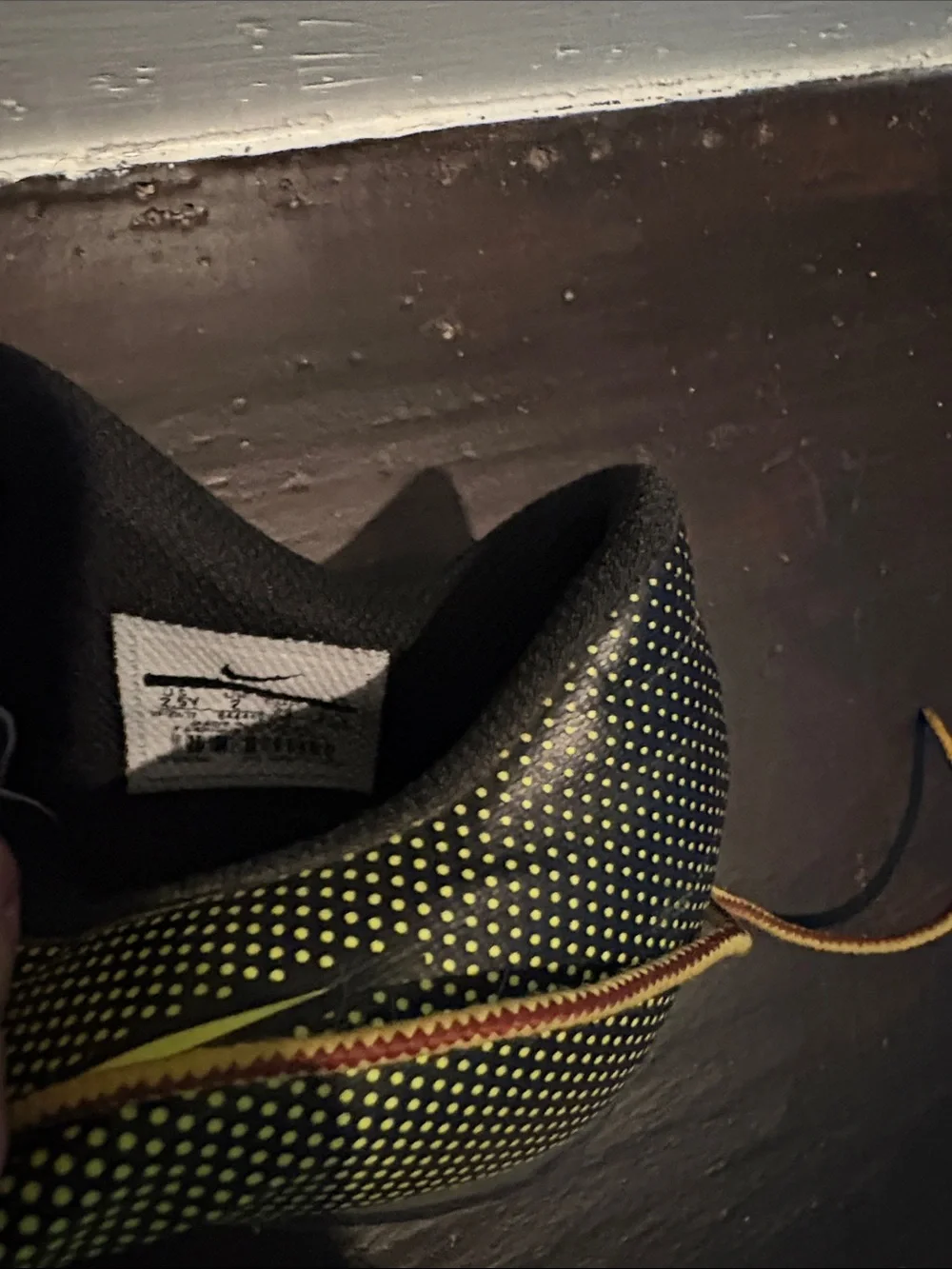 Nike Neon Yellow and Black Soccer Cleats